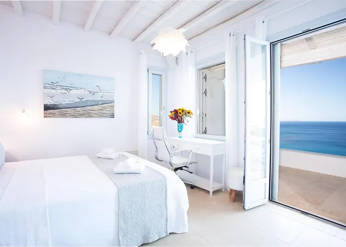 Beachfront Luxury Santa Barbara Villa Ano Mera